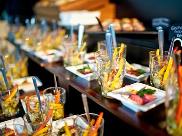 Essen aus der VIP Lounge